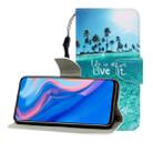 For Huawei P Smart Z / Y9 Prime (2019) Colored Drawing Horizontal Flip Leather Case with Holder & Card Slot & Wallet(Coconut Tree) - 1