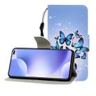 For Xiaomi Redmi K30 Colored Drawing Horizontal Flip Leather Case with Holder & Card Slot & Wallet(Many Butterflies) - 1