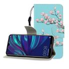 For  Huawei Honor 10i / 20i Colored Drawing Horizontal Flip Leather Case with Holder & Card Slot & Wallet(Magnolia) - 1