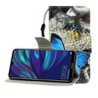 For  Huawei Honor 10i / 20i Colored Drawing Horizontal Flip Leather Case with Holder & Card Slot & Wallet(A Butterfly) - 1