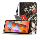 For Huawei Honor 20 / nova 5T Colored Drawing Horizontal Flip Leather Case with Holder & Card Slot & Wallet(Safflower) - 1