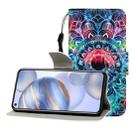 For Huawei Honor 30 Colored Drawing Horizontal Flip Leather Case with Holder & Card Slot & Wallet(Mandala) - 1