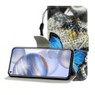 For Huawei Honor 30 Colored Drawing Horizontal Flip Leather Case with Holder & Card Slot & Wallet(A Butterfly) - 1