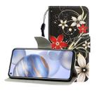 For Huawei Honor 30 Pro Colored Drawing Horizontal Flip Leather Case with Holder & Card Slot & Wallet(Safflower) - 1