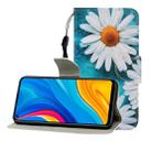 For Huawei Honor Play 3 / Enjoy 10 Colored Drawing Horizontal Flip Leather Case with Holder & Card Slot & Wallet(Chrysanthemum) - 1