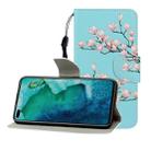 For Huawei Honor V30 / V30 Pro Colored Drawing Horizontal Flip Leather Case with Holder & Card Slot & Wallet(Magnolia) - 1