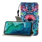 For Huawei Honor V30 / V30 Pro Colored Drawing Horizontal Flip Leather Case with Holder & Card Slot & Wallet(Mandala) - 1