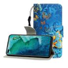 For Huawei Honor V30 / V30 Pro Colored Drawing Horizontal Flip Leather Case with Holder & Card Slot & Wallet(Jade Butterfly) - 1