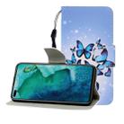 For Huawei Honor V30 / V30 Pro Colored Drawing Horizontal Flip Leather Case with Holder & Card Slot & Wallet(Many Butterflies) - 1