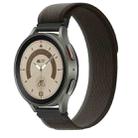 22mm Universal Loop Nylon Watch Band(Black Gray) - 1