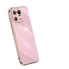 For Xiaomi 13 Pro XINLI Straight 6D Plating Gold Edge TPU Phone Case(Cherry Purple) - 1