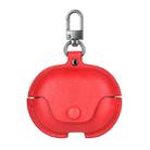 For Huawei FreeBuds Pro 2 Business Leather Earphone Protective Case with Hook(Red) - 1