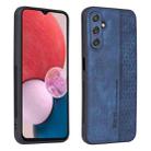 For Samsung Galaxy A14 5G AZNS 3D Embossed Skin Feel Phone Case(Sapphire Blue) - 1