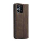 For OPPO Reno7 4G Indonesia/F21 Pro 4G/Reno8 4G CaseMe 013 Multifunctional Horizontal Flip Leather Phone Case(Coffee) - 3