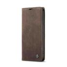 For OPPO Reno8 5G Global CaseMe 013 Multifunctional Horizontal Flip Leather Phone Case(Coffee) - 2