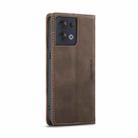 For OPPO Reno8 5G Global CaseMe 013 Multifunctional Horizontal Flip Leather Phone Case(Coffee) - 3