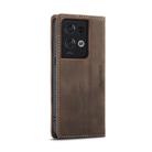 For OPPO Reno8 Pro 5G Global CaseMe 013 Multifunctional Horizontal Flip Leather Phone Case(Coffee) - 3