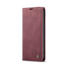 For OPPO Reno8 Pro 5G Global CaseMe 013 Multifunctional Horizontal Flip Leather Phone Case(Wine Red) - 2