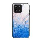 For Xiaomi 13 Pro Marble Pattern Glass Phone Case(Ocean Waves) - 1