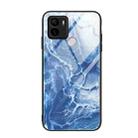 For Xiaomi Redmi A1+ Marble Pattern Glass Phone Case(Blue Ocean) - 1