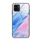 For Xiaomi Redmi A1+ Marble Pattern Glass Phone Case(Pink) - 1