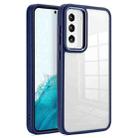 For Samsung Galaxy S23 5G Clear Acrylic Soft TPU Phone Case(Navy Blue) - 1