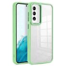 For Samsung Galaxy S23 5G Clear Acrylic Soft TPU Phone Case(Tea Green) - 1