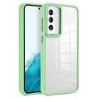 For Samsung Galaxy S23+ 5G Clear Acrylic Soft TPU Phone Case(Tea Green) - 1