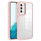 For Samsung Galaxy S23+ 5G Clear Acrylic Soft TPU Phone Case(Pink) - 1