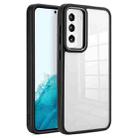 For Samsung Galaxy S23+ 5G Clear Acrylic Soft TPU Phone Case(Black) - 1