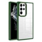 For Samsung Galaxy S23 Ultra 5G Clear Acrylic Soft TPU Phone Case(Green) - 1