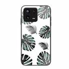 For Xiaomi 13 Colorful Painted Glass Phone Case(Banana Leaves) - 1