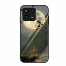 For Xiaomi 13 Colorful Painted Glass Phone Case(Moon) - 1