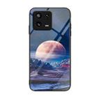 For Xiaomi 13 Colorful Painted Glass Phone Case(Moon Hill) - 1