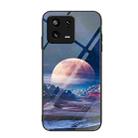 For Xiaomi 13 Pro Colorful Painted Glass Phone Case(Moon Hill) - 1