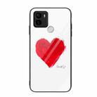 For Xiaomi Redmi A1+ Colorful Painted Glass Phone Case(Love) - 1