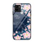 For Xiaomi Redmi A1+ Colorful Painted Glass Phone Case(Flowers) - 1
