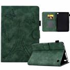 For Amazon Kindle Fire HD8 2022/2020 Tower Embossed Leather Smart Tablet Case(Green) - 1