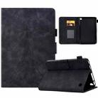 For Amazon Kindle Fire HD8 2022/2020 Tower Embossed Leather Smart Tablet Case(Black) - 1