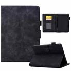 For Amazon Kindle Paperwhite 5 Tower Embossed Leather Smart Tablet Case(Black) - 1