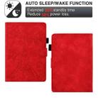 For Amazon Kindle Paperwhite 4/3/2/1 Tower Embossed Leather Smart Tablet Case(Red) - 7