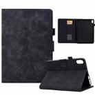 For Lenovo Tab P11 Tower Embossed Leather Smart Tablet Case(Black) - 1