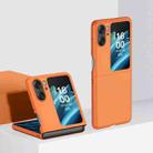 For OPPO Find N2 Flip Skin Feel PC Phone Case(Orange) - 1