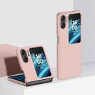 For OPPO Find N2 Flip Skin Feel PC Phone Case(Pink) - 1