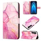 For Tecno Pova Neo 2 LG6N PT003 Marble Pattern Flip Leather Phone Case(Pink Purple Gold) - 1