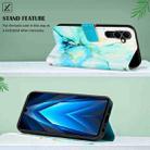For Tecno Pova Neo 2 LG6N PT003 Marble Pattern Flip Leather Phone Case(Green) - 3