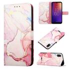 For Moxee M2160 PT003 Marble Pattern Flip Leather Phone Case(Rose Gold) - 1