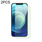 For iPhone 12/12 Pro 2pcs Baseus 0.3mm Crystal Explosion-proof Anti Blue-ray Tempered Glass Film - 1