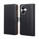 For Realme 10 Pro+ 5G Ostrich Texture Flip Leather Phone Case(Black) - 1