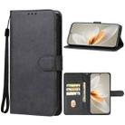 For vivo S16 Leather Phone Case(Black) - 1